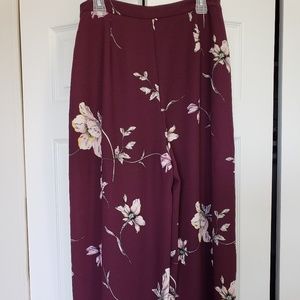 Lauren Conrad Wide Leg Floral Pants